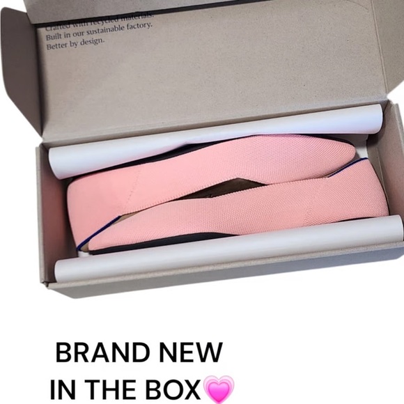 Rothy's Pink and Blue Women's Flats - Picture 2 of 7